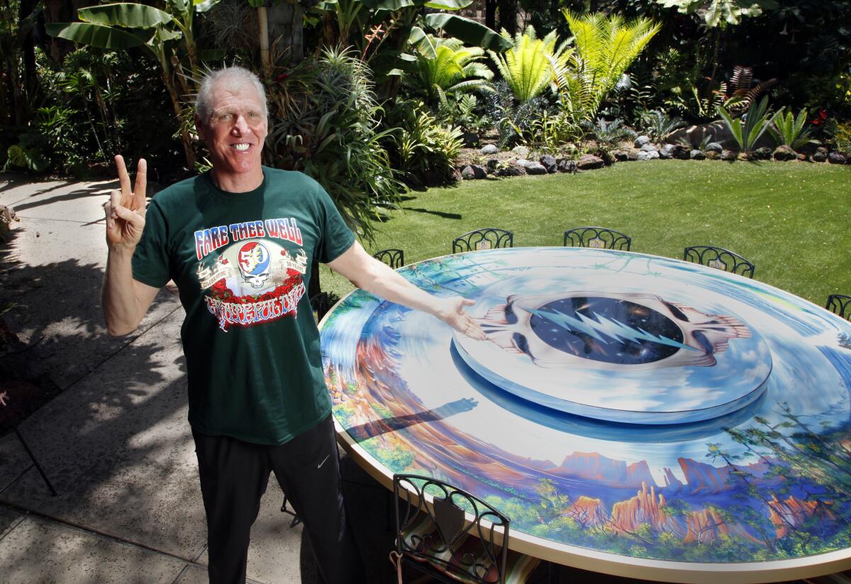 Professional basketball legend Bill Walton, who has seen more concerts by The Grateful Dead than almost anyone