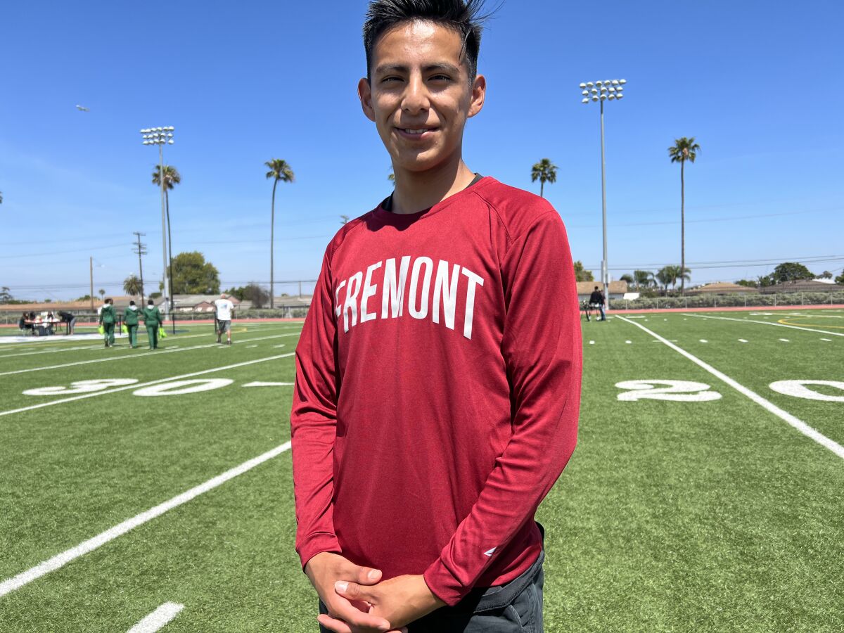 Edgar Vazquez of Fremont discovered he loved running.