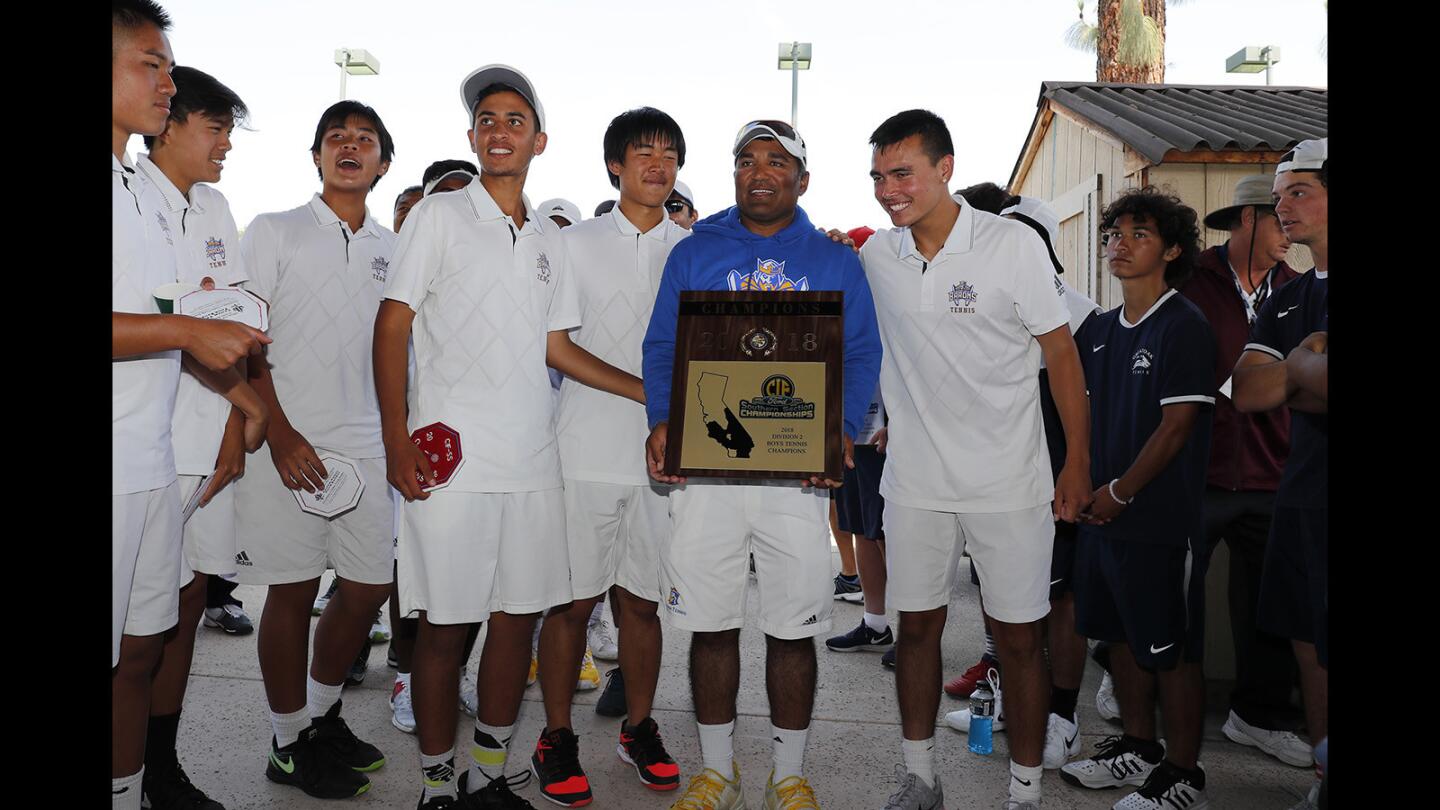 Photo Gallery: Fountain Valley vs. Temecula Great Oak in boys' tennis