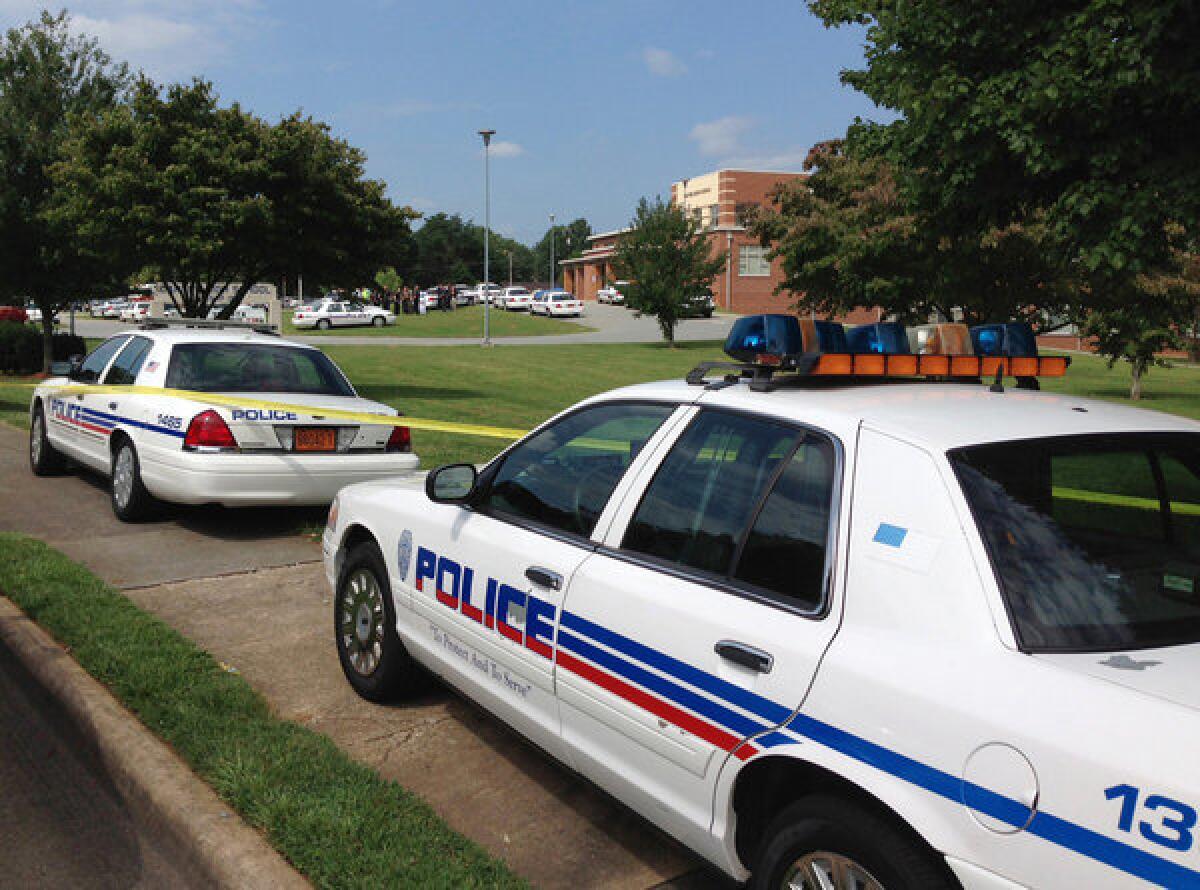 The Carver High School campus in Winston-Salem, N.C., was locked down after a shooting that left one injured, police said.