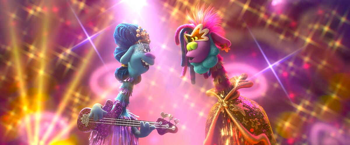 A scene from DreamWorks Animation's "Trolls World Tour," directed by Walt Dohrn.