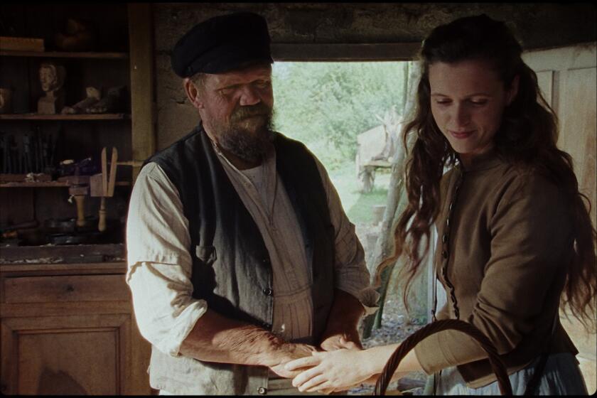 Raphaël Thiéry and Juliette Jouan in the movie "Scarlet."