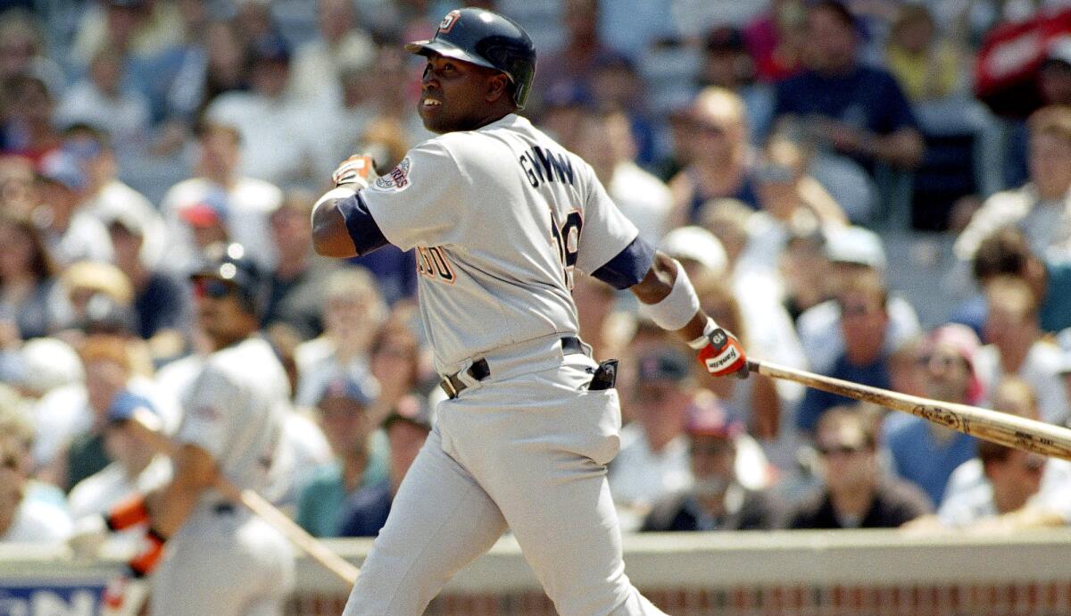 San Diego Padres outfielder Tony Gwynn was batting .394 when the 1994 season ended Aug. 11 because of a players strike.