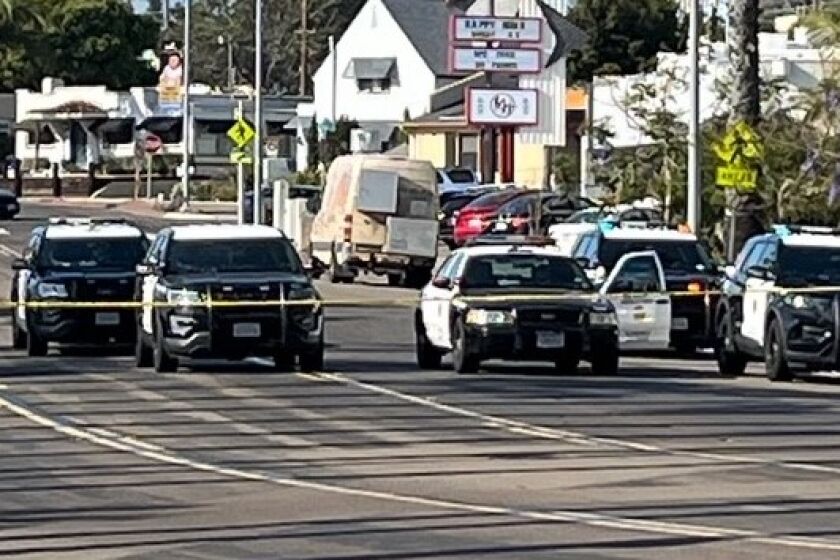 San Diego police closed part of La Jolla Boulevard in La Jolla on June 11 for a collision investigation.