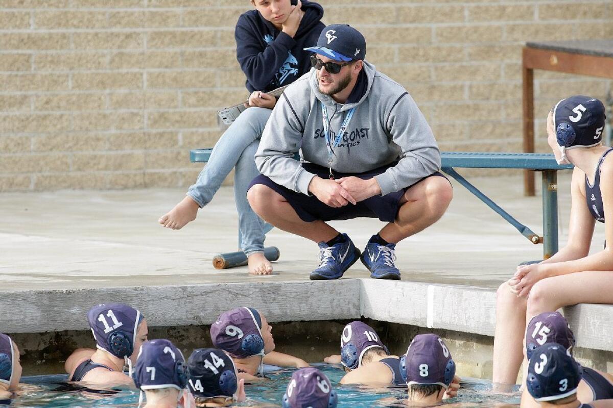 Ricky Mulcahey and his Crescenta Valley High girls' water polo team will open the playoffs on Thursday.