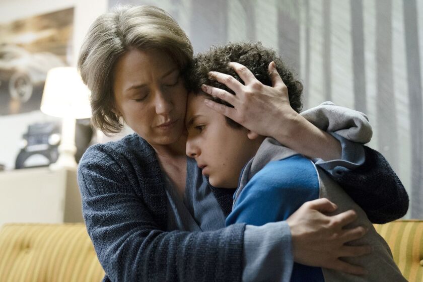 Carrie Coon and Elisha Henig in "The Sinner." MUST CREDIT: Peter Kramer, USA Network ** Usable by LA, BS, CT, DP, FL, HC, MC, OS, SD, CGT and CCT **