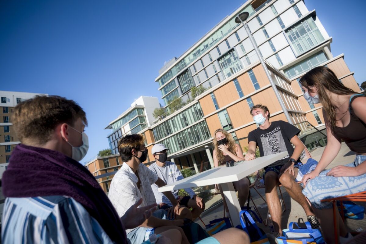 UCSD's new North Torrey Pines Living and Learning Neighborhood is now the center of campus.