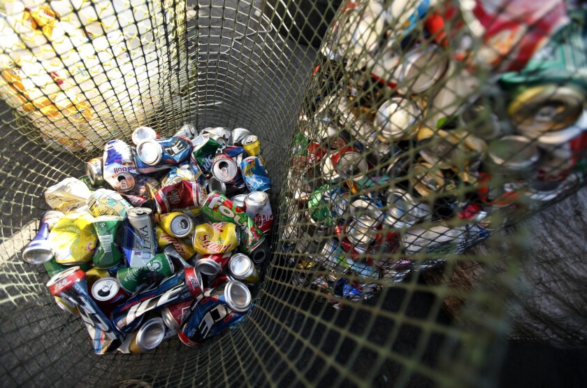 New limits on the number of cans and bottles a person can recycle in a day will take effect Jan. 1.