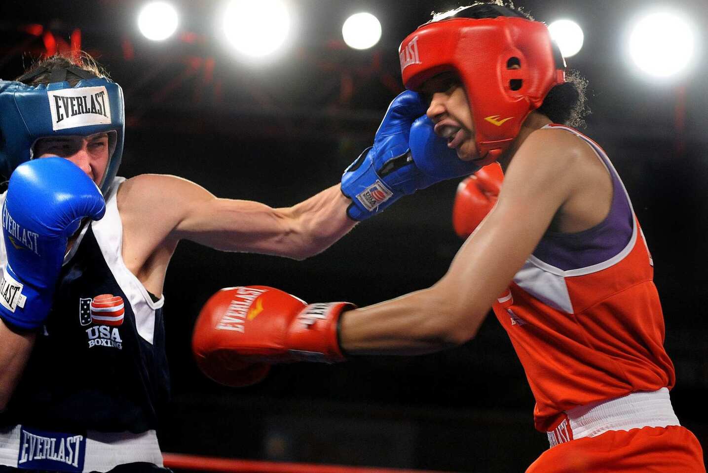 Women's boxing trials