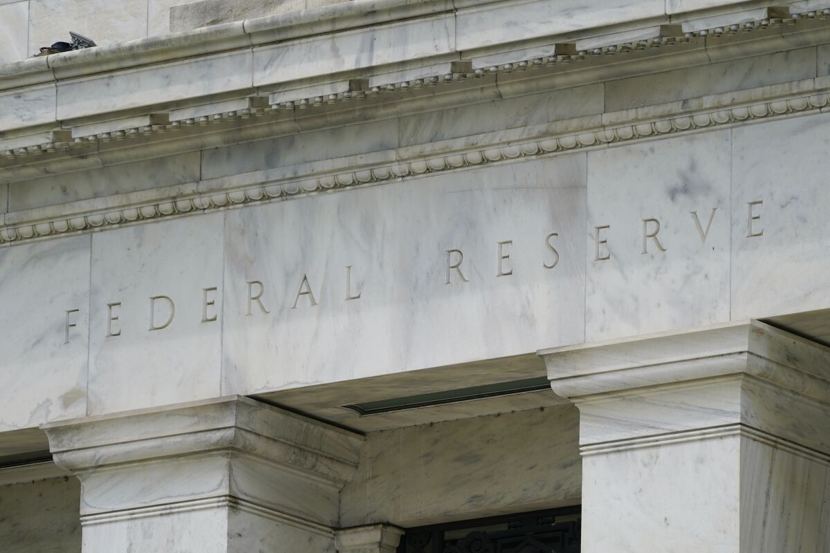 The Federal Reserve building in Washington. 