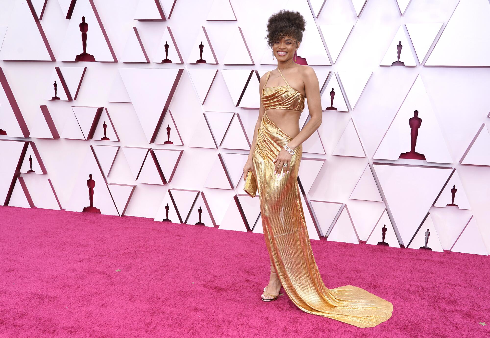 Andra Day arrives at the Oscars 