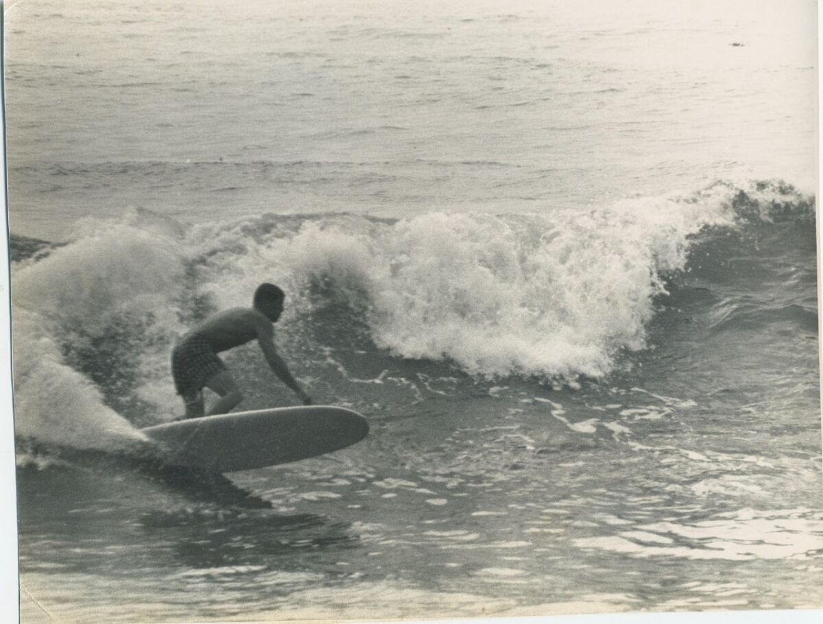 Butch Van Artsdalen surfed at Windansea when he lived in La Jolla.