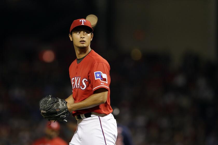 Yu Darvish's bid for a no-hitter against the Boston Red Sox on Friday officially ended in the seventh inning after officials changed an error in the inning to a single by David Ortiz.