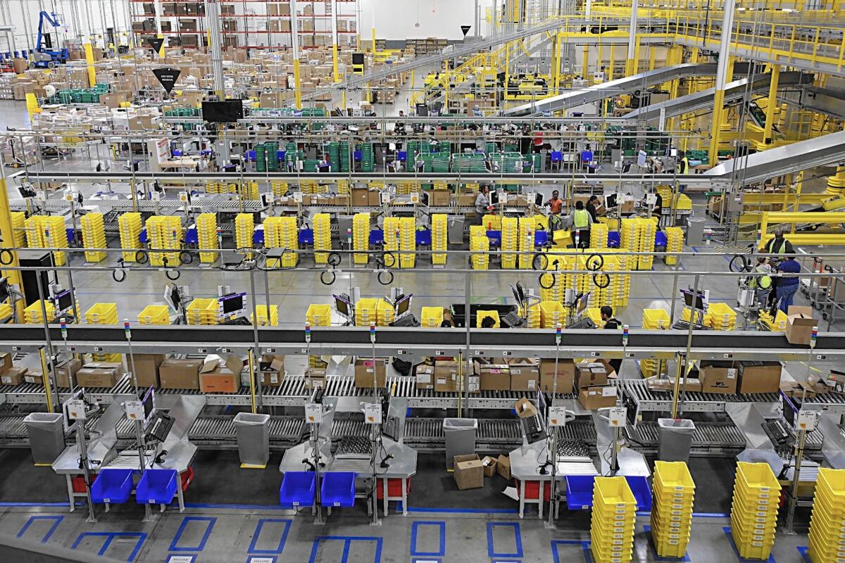 Amazon.com opened its second major fulfillment center in Moreno Valley earlier this year. The company is planning to build another facility in Redlands.