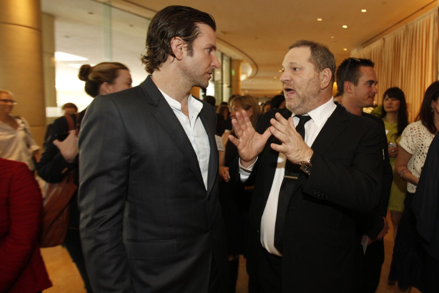 Bradley Cooper and Harvey Weinstein