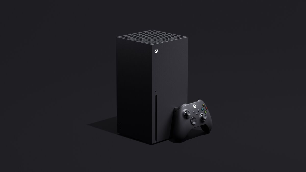 A look at the Xbox Series X.