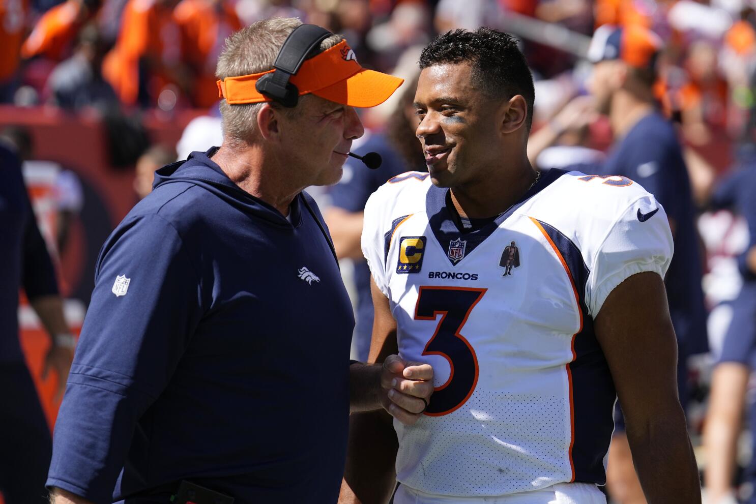 Sean Payton is growing frustrated with Russell Wilson but knows