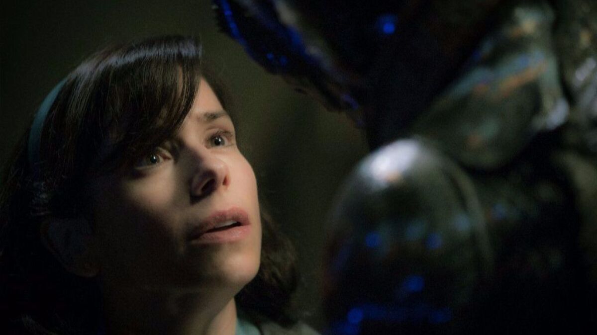 Sally Hawkins is Eliza Esposito in "The Shape of Water."