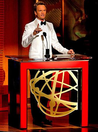 It's always awkward when the host is also a nominee. Even more awkward when the host loses. "The night could have gone in two directions. It went in the second direction," Harris remarked after losing supporting comedy actor to Jon Cryer. He then proceded to grill Cryer live while the winner was in front of the media backstage.