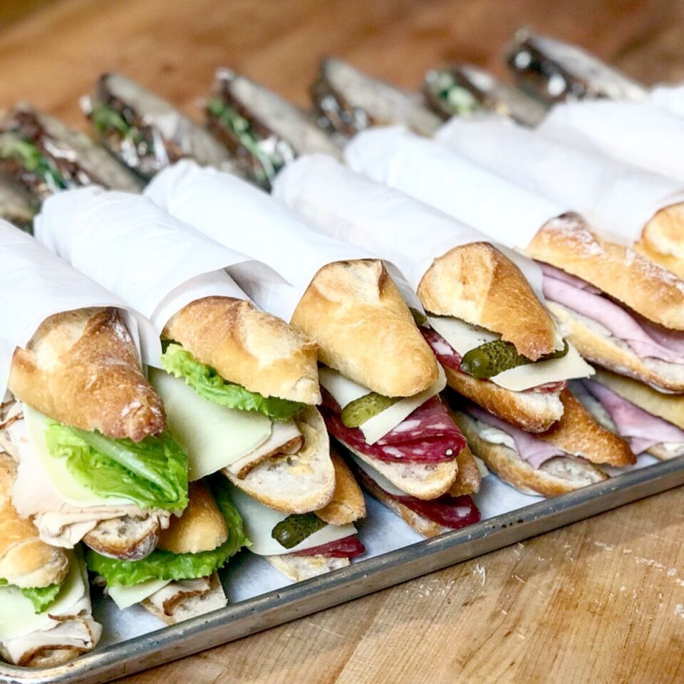 Sandwiches from Creme Bakery in Claremont, Calif.