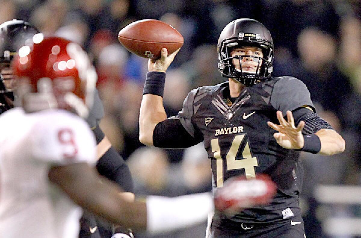 Quarterback Bryce Petty and Baylor have are No. 4 in the BCS standings, right behind Ohio State.