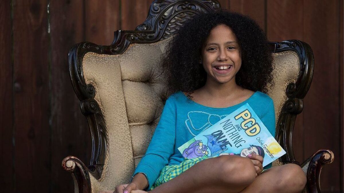 Chloe Fernandez, 11, was recently honored by WebMD for her children's book and advocacy regarding primary ciliary dyskinesia, a rare genetic disease that she was diagnosed with at age 6.