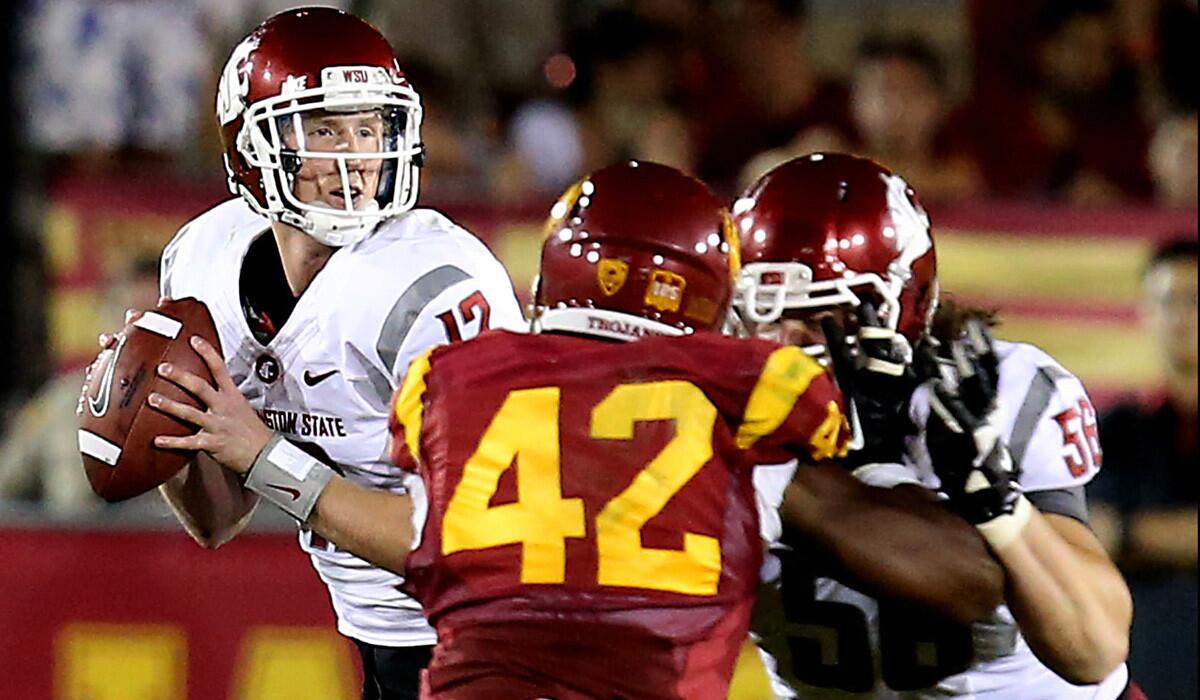 Washington State's Connor Halliday, one of the many talented quarterbacks in the Pac-12, knows that the new College Football Playoff will be beneficial to teams outside the SEC. "I can't wait to watch it. I can't wait to see how it all goes down."