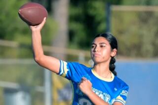 Quarterback Talya Haim of El Camino Real has led her team into the City Section Division I flag football championship game.