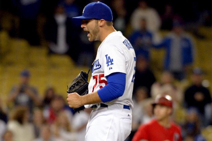 Dodgers relief pitcher Paco Rodriguez made the 25-man roster.