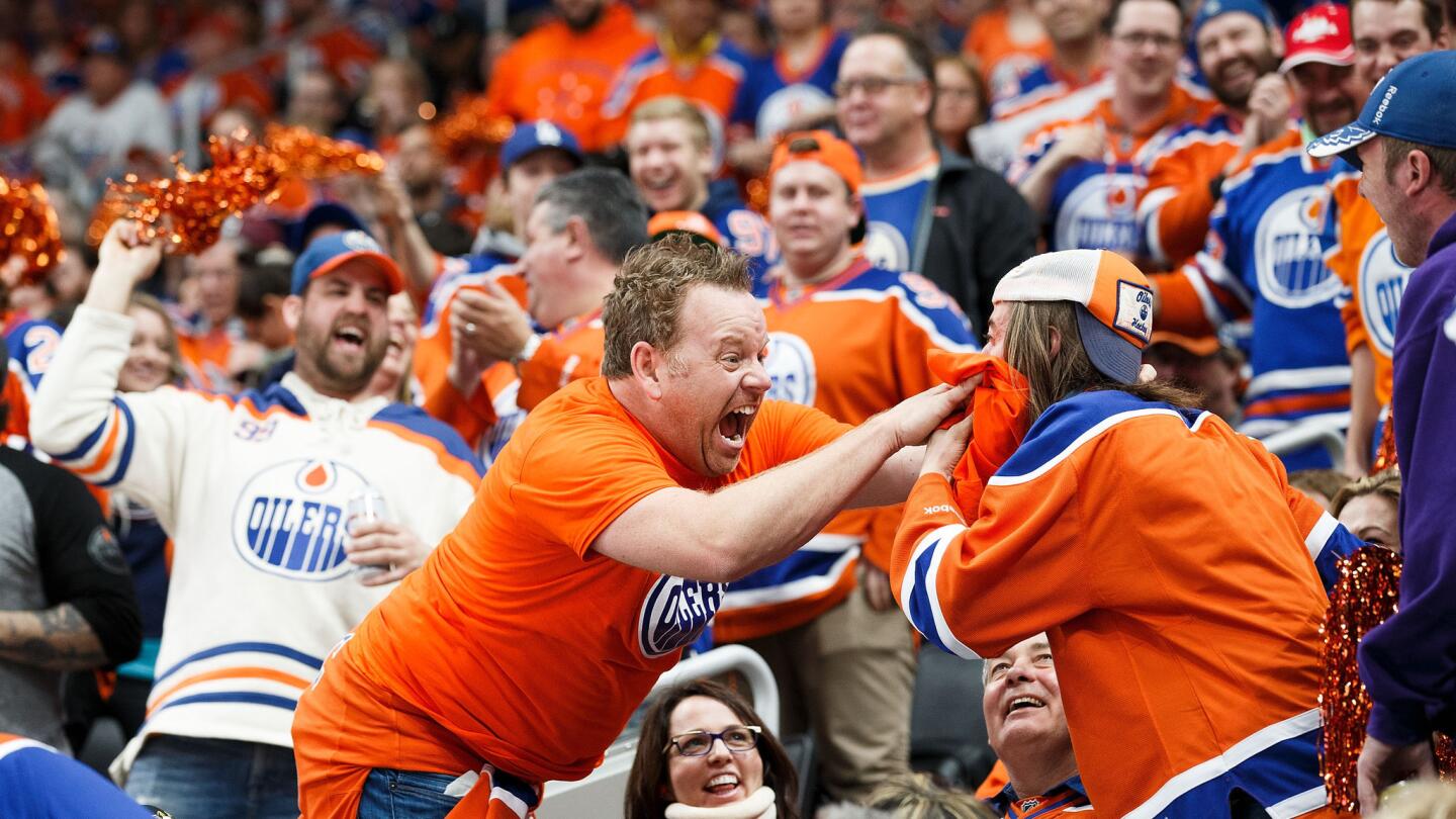 Happy Oiler fans