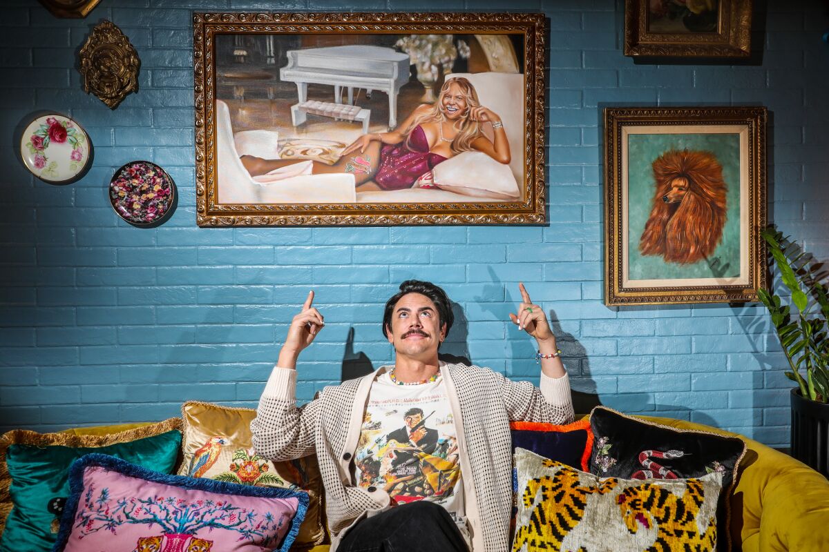 'Vanderpump Rules' star Tom Sandoval in his restaurant Schwartz & Sandy's.