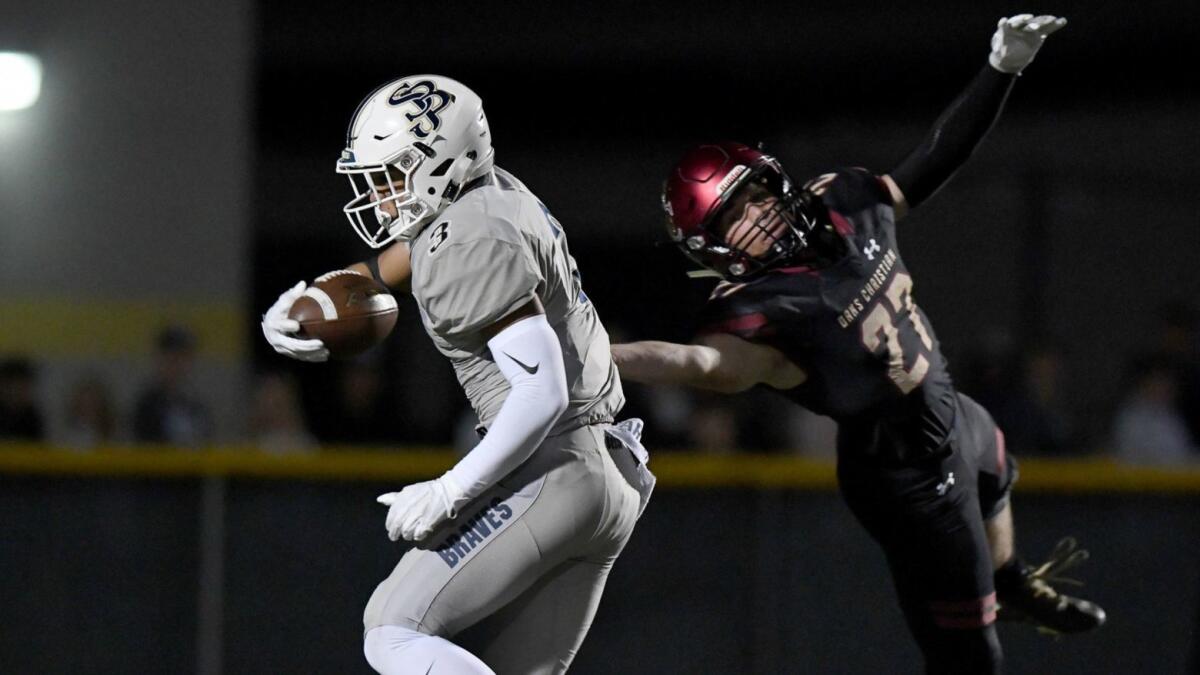 Receiver Jake Bailey and St. John Bosco left Oaks Christian in its wake during a 56-10 victory in a Southern Section Division 1 semifinal game on Friday night.