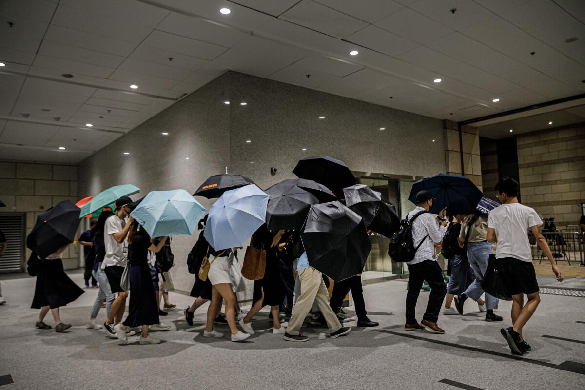 Hong Kong protesters