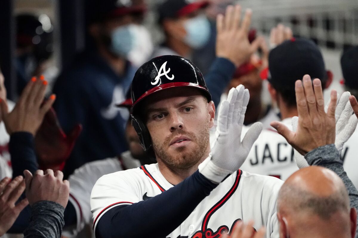 Freddie Freeman's go-ahead homer, 10/12/2021