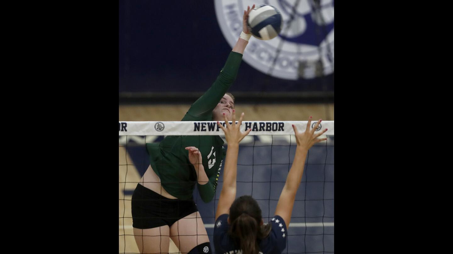 Photo gallery: Edison vs. Newport Harbor in girls’ volleyball