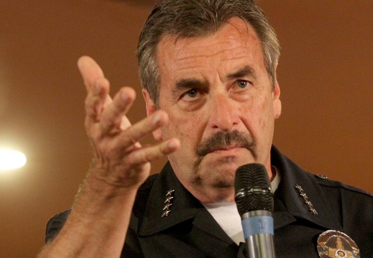 LAPD Chief Charlie Beck, seen in 2014, said he is confident the department is improving how it classifies serious assaults.