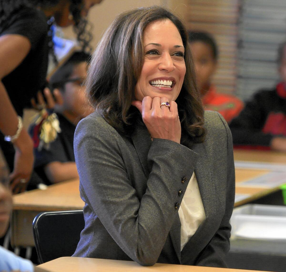 California Atty. Gen. Kamala Harris, who just won reelection, could be a candidate for the U.S. Senate in 2016.