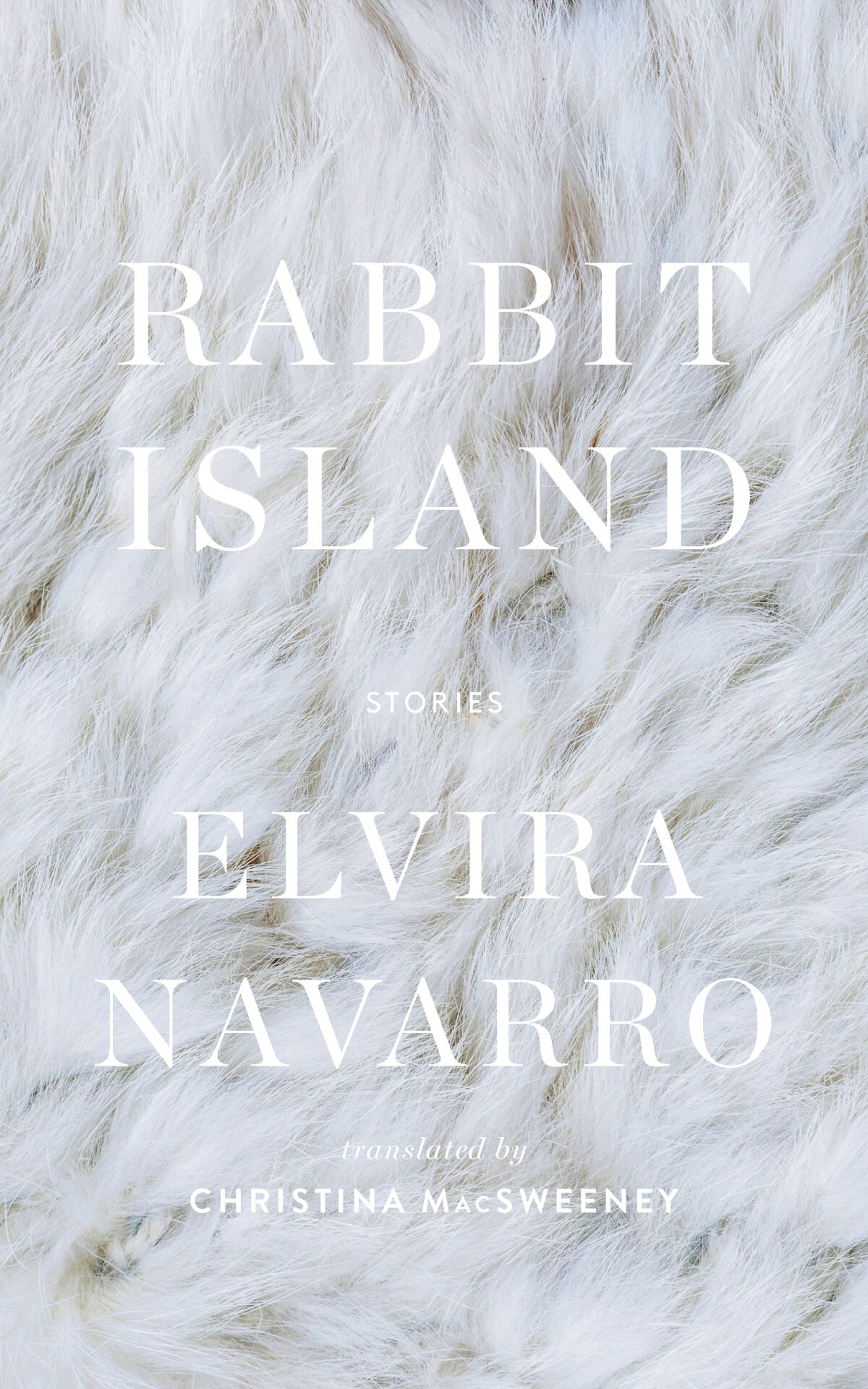 Book jacket for "Rabbit Island" by Elvira Navarro.