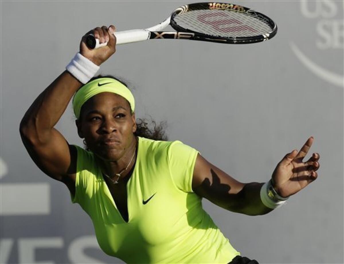 FILE-This May 18, 2012 file photo shows Serena Williams, of the