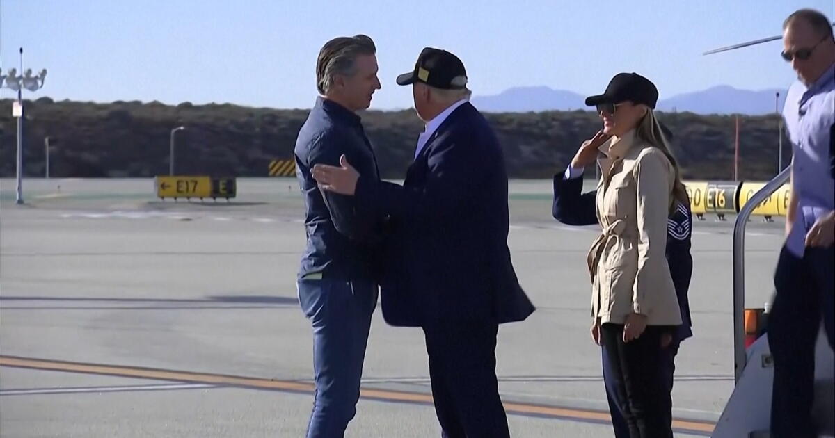 Newsom Trump ile buluşmak için DC'ye gidiyor