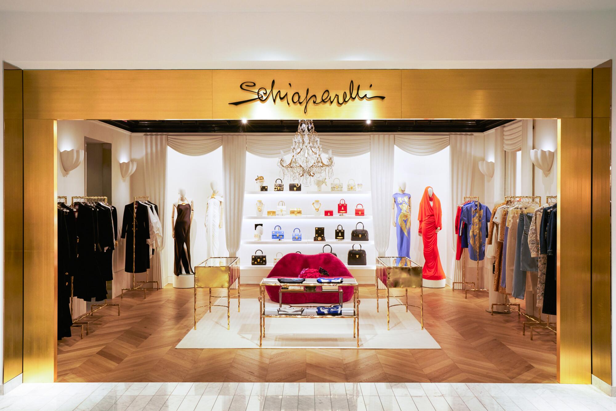Schiaparelli store on the second floor of the Neiman Marcus in Beverly Hills.