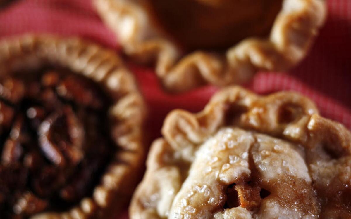 Mini double-crust apple pies