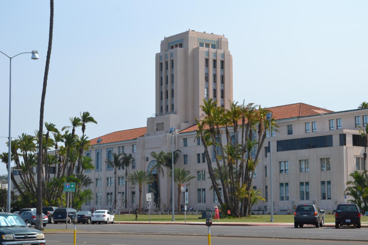 File photo of the County Administration Center downtown.