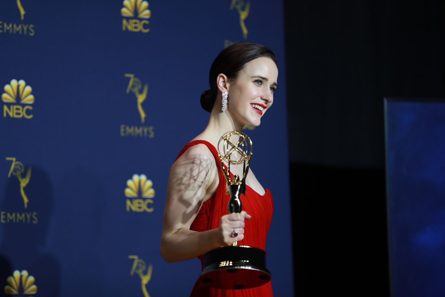 Emmy winners backstage