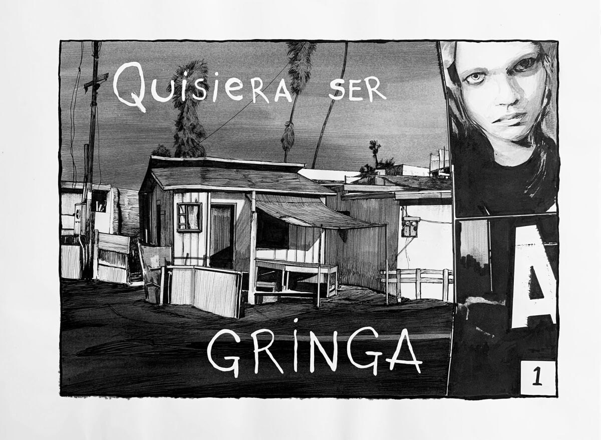 An image from one of Hugo Crosthwaite's "Tijuana Bibles" series.