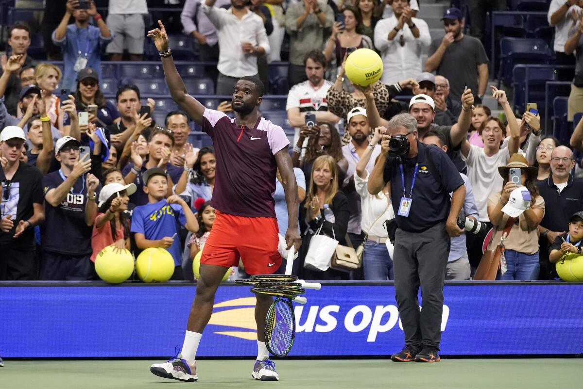 Maryland native Frances Tiafoe advances at Wimbledon, sends