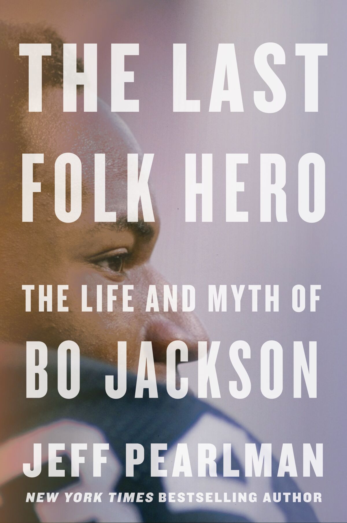 A picture of a book cover featuring Bo Jackson