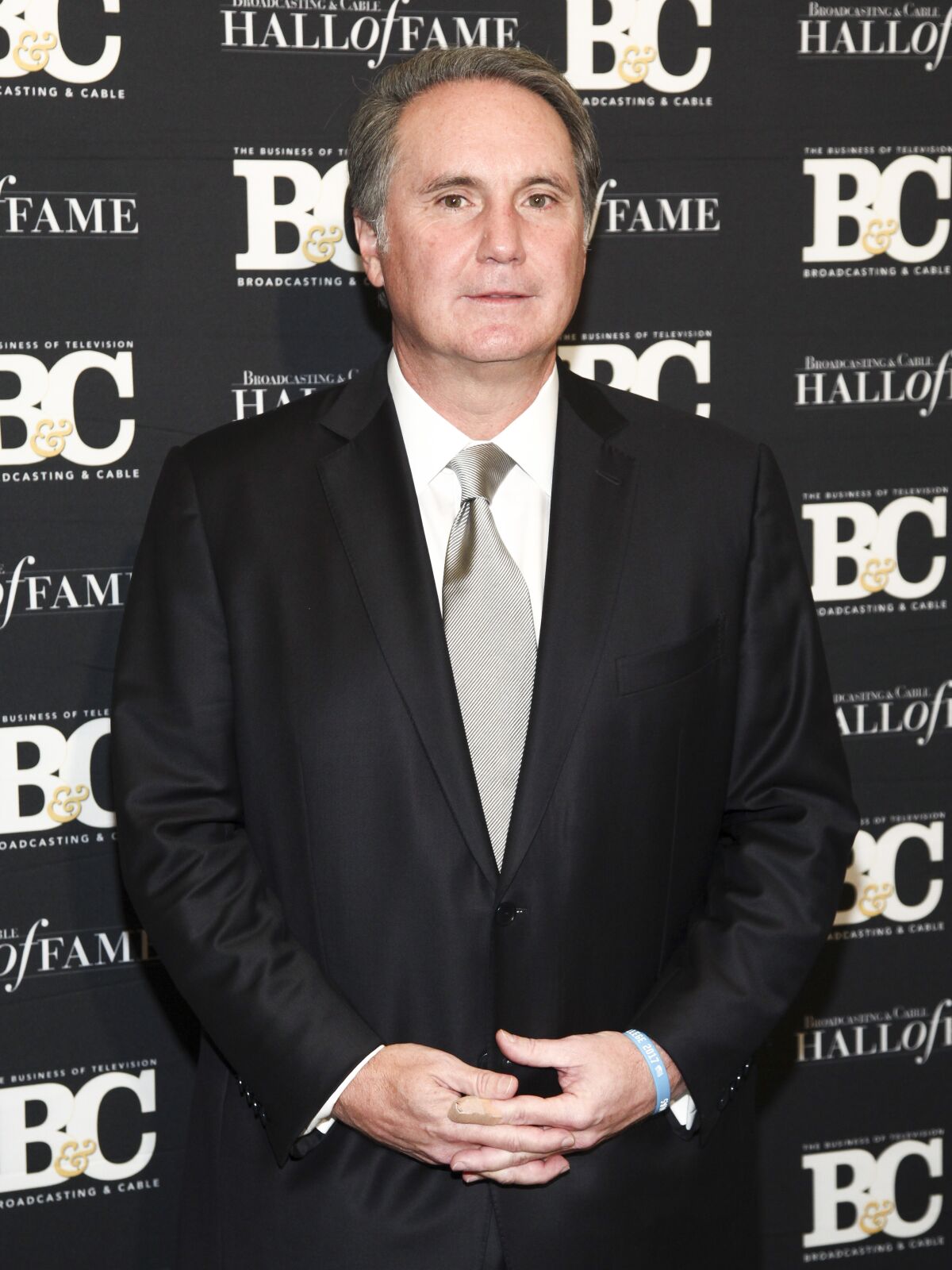 Peter Dunn at the Broadcasting & Cable Hall of Fame Awards in New York in 2017.