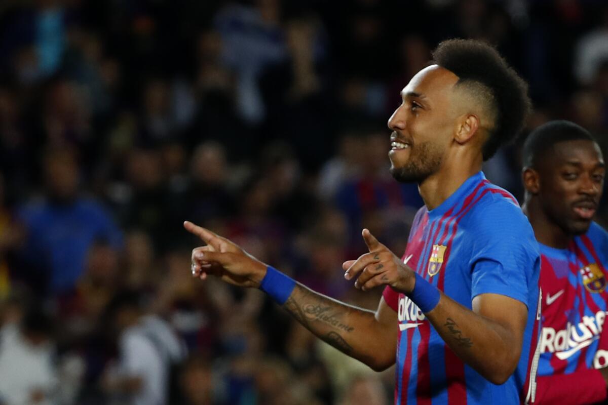 Pierre Emerick Aubameyang, del Barcelona