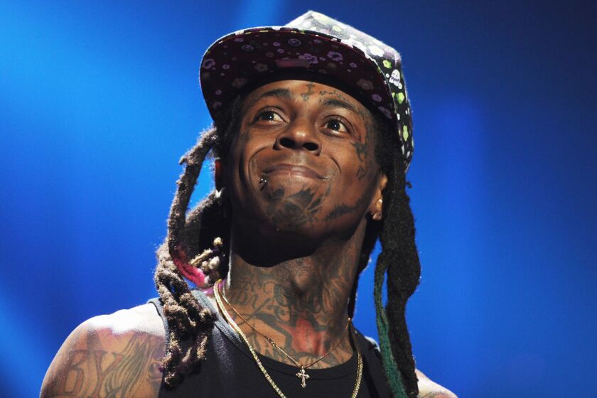 Rapper Lil Wayne at the iHeartRadio Music Festival in Las Vegas in September 2015.